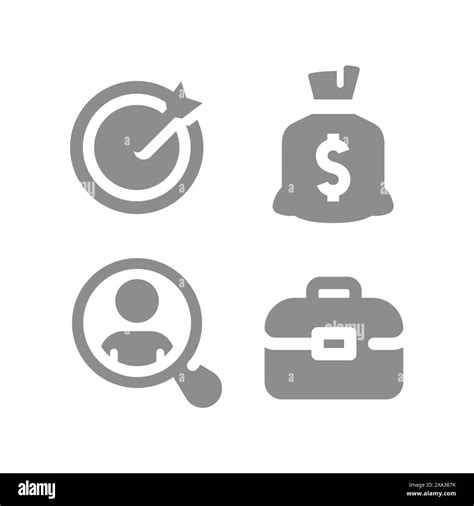 Employees And Human Resources Vector Icons Employment Business Goal