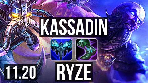 Kassadin Vs Ryze Mid 3 0 8 1000 Games 800k Mastery Euw