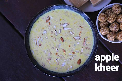 Apple Kheer Recipe Apple Ki Kheer Seb Ki Kheer Apple Payasam