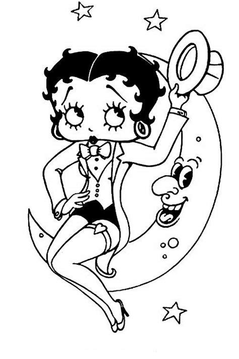 Desenho De Betty Boop No Hawai Para Colorir Tudodesenhos Images And