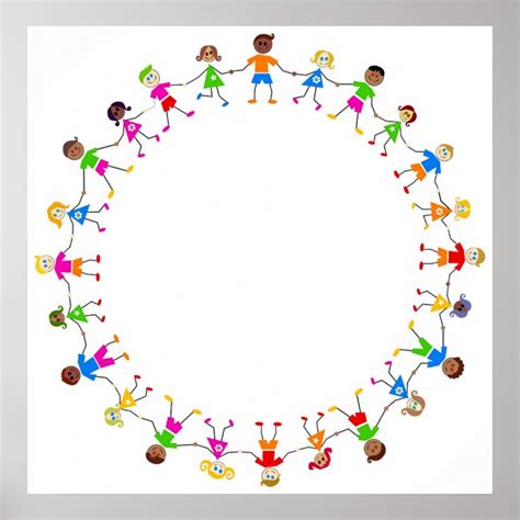 colourful kids poster zazzle