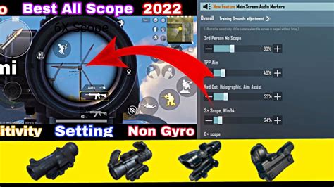 Bgmi Best Sensitivity Setting Bgmi Non Gyro Sensitivity Setting