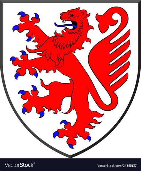 Coat Of Arms Of Braunschweig In Lower Saxony Vector Image Lower Saxony Coat Of Arms Saxony