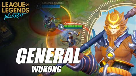 League Of Legends Wild Rift General Wukong Skin Spotlight YouTube