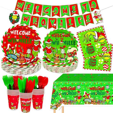 Amazon Tentaquil 188Pcs Whoville Christmas Decorations Christmas