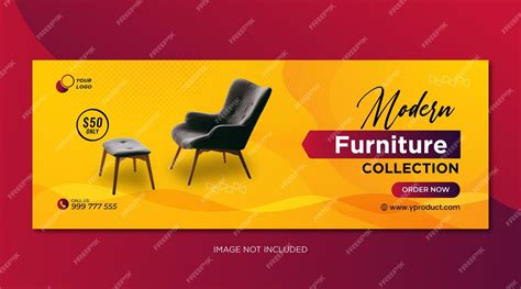 Premium Vector Furniture Sale Facebook Cover Template Banner