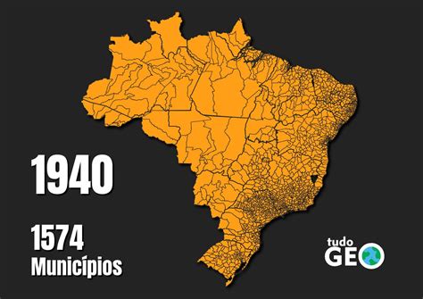 Evolução dos municípios brasileiros 1872 2010 TudoGeo