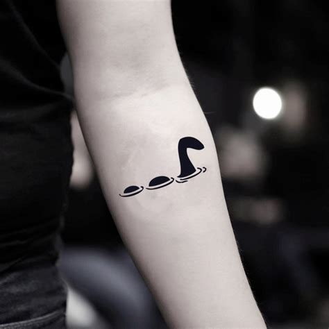 Loch Ness Monster Temporary Tattoo Sticker Ohmytat