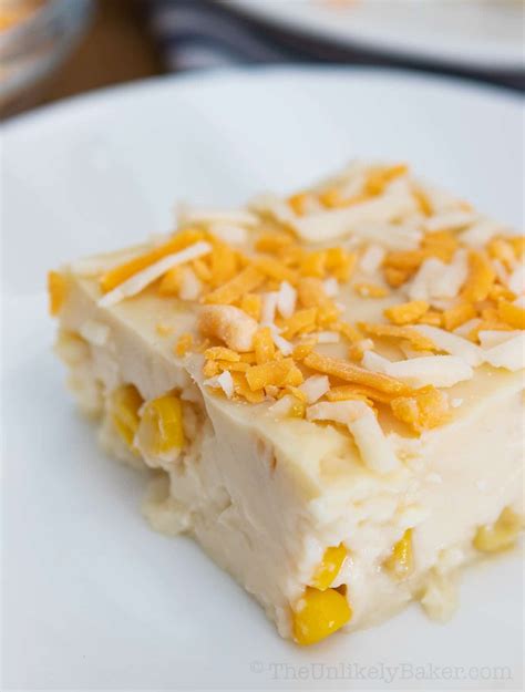 Maja Blanca Recipe - Easy No-Fail Recipe - The Unlikely Baker