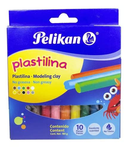 Plastilina De Colores Surtidos 12 Cajas Pelikan