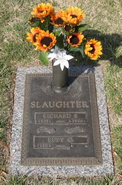 Richard S Slaughter Find A Grave Memorial