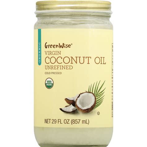 Greenwise Virgin Organic Unrefined Coconut Oil Oz Instacart