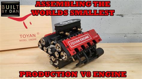 Assembling The World S Smallest Production V8 Engine In 20 Minutes Toya Engineering V8