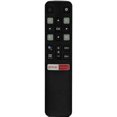 Controle Remoto Tcl Tv Smart Rc802v 55p8m Netflix Globoplay Shopee Brasil