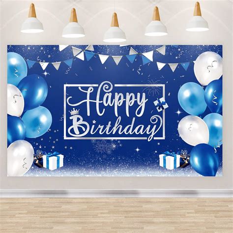 Happy Birthday Decorations Happy Birthday Backdrop Large Happy Birthday Sign