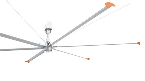 Pm Hvls Large Industrial Ceiling Fan Using Direct Drive Motor System