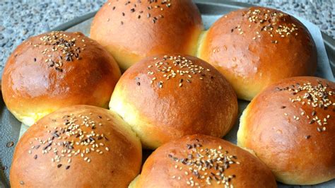 Burger Buns Recipe Eggless Hamburger Buns How To Make Homemade