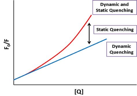 Stern Volmer Plot Showing The Different Forms Of Fluorescence Quenching