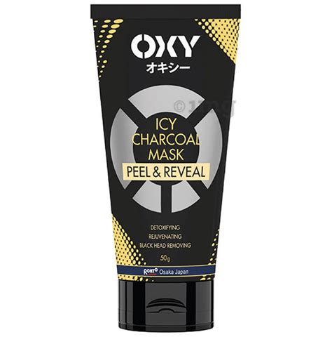 Oxy Peel And Reveal Icy Charcoal Face Mask Buy Tube Of 500 Gm Face Mask