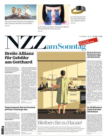 Read Nzz Am Sonntag Magazine On Readly The Ultimate Magazine