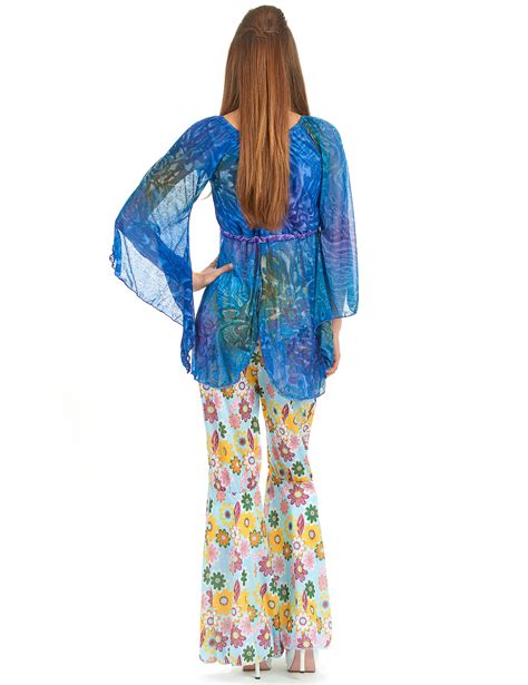 Hippie Kostüm Flower Power für Damen Kostüme für Erwachsene und