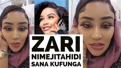 ZARI THE BOSS LADY AFUNGUKA NIMEJITAHIDI KUFUNGA NA KUTENDA MEMA