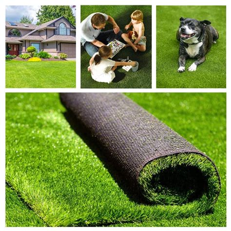 Realistic Artificial Grass Turf Lawn Indoor Outdoor Garden Lawn