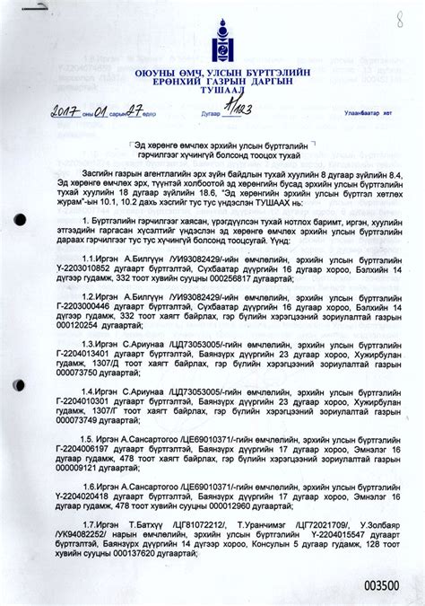 Эд хөрөнгө өмчлөх эрхийн улсын бүртгэлийн гэрчилгээг хүчингүй болсонд ...
