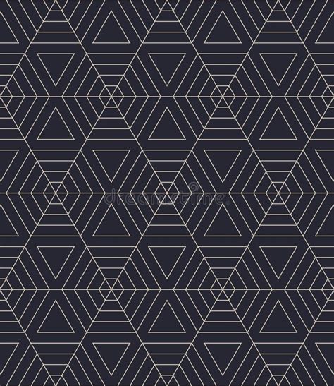 Fancy Luxury Outline Grid Seamless Pattern Vector Premium Abstract