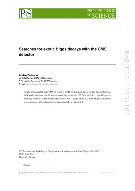 PDF Searches For Exotic Higgs Decays In CMS