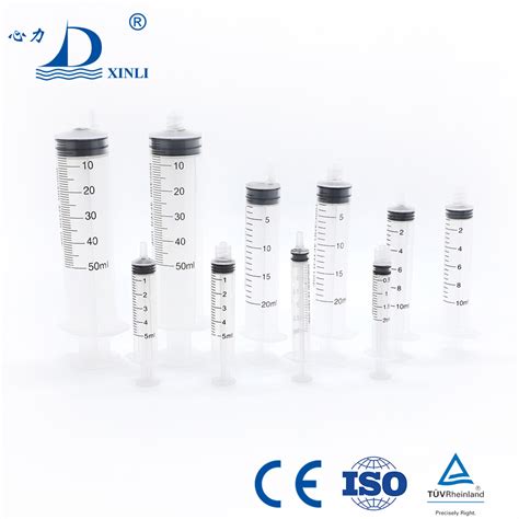 Hospital Part Disposable Medical Sterile Injection Plastic Hypodermic