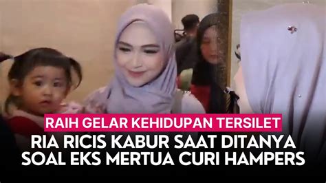 Raih Gelar Kehidupan Tersilet Ria Ricis Kabur Saat Ditanya Soal Eks