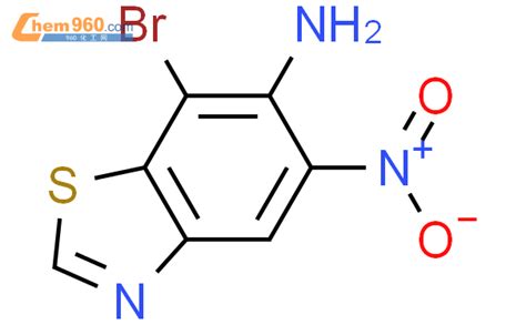 196205 21 77 溴 5 硝基苯并 D 噻唑 6 胺化学式、结构式、分子式、mol 960化工网