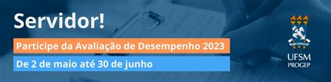 Progep Informa Sobre O Programa De Avaliação De Desempenho Dos