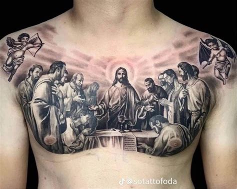 Pin By Mal Elemento 🇮🇱🏂 On Tatuagem No Pescoço Chest Tattoo Men