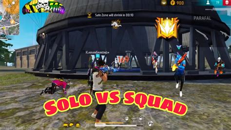 Solo Vs Squad Parafal M1887 OverPower Gameplay Garena Free Fire