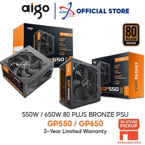 Aigo Gp Gp W W Plus Bronze Atx Power Supply