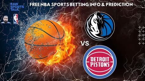 Dallas Mavericks Vs Detroit Pistons Nba Preseason Betting Info For