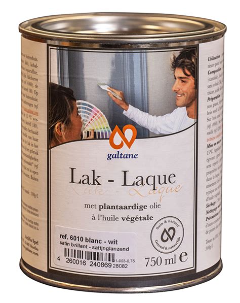 Laque naturelle satin brillant peinture à l huile naturelle Galtane