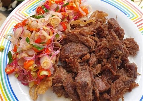 Resep Daging Asap Sambal Matah Sei Sapi Oleh Astri Artaningtyas Cookpad