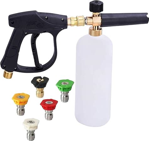 Pressure Washer Foam Cannon Lance Gun L Adjustable Quick Release