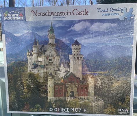 White Mountain Puzzles Neuschwanstein Castle 1000 Pc Puzzle 24 X