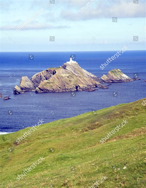 Muckle Flugga Lighthouse Hermaness Unst Shetland Editorial Stock Photo