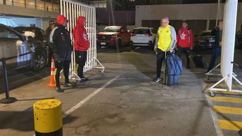 Flamengo chega ao Chile e fará último treino no CT do Coquimbo antes de