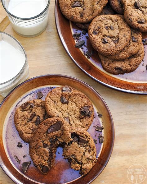 Nutella Dark Chocolate Chip Cookies Like Mother Like Daughter