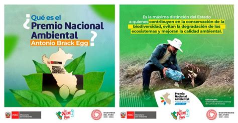 Minam Reconocer A Peruanos Que Contribuyen Con El Cuidado Del Ambiente