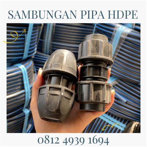 Sambungan Fitting Pipa Hdpe Compression Merek Penguin Ready Siap