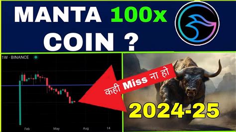 Manta Coin 100x हग Cryptocurrency Manta Network Price