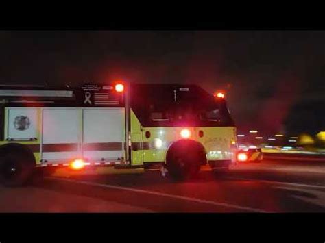 Bstg Fire District Engine Responding Youtube