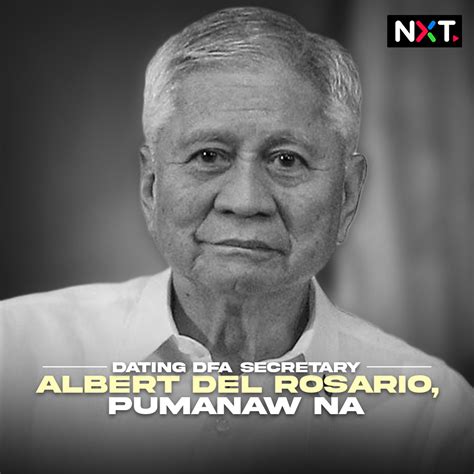 Abs Cbn News On Twitter Pumanaw Na Ang Dating Kalihim Ng Department